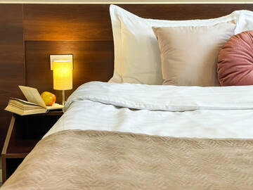 Двухместный номер с 1 кроватью или 2 отдельными кроватями в Гостевом доме Калина